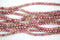 Matte Rhodonite Gemstone Beads, 6mm, Round